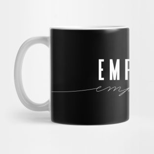 Empathy - Elegant Minimal Design Mug